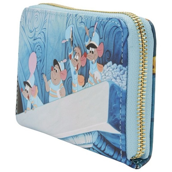 Loungefly Disney Cinderella Scenes Zip Around Wallet - Picture 2 of 12